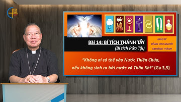 Bài 14: Bí tích Thánh Tẩy (Rửa Tội) | Giáo lý cho người trưởng thành