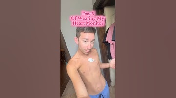 Day 5 of wearing my heart monitor!! #heart #heartmonitor #shorts #fyp #health #tiktok #reels