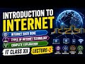 INTRODUCTION TO INTERNET | INTERNET BACK BONE | TYPES OF INTERNET TECHNOLOGY | IT CLASS XII | LECT-2