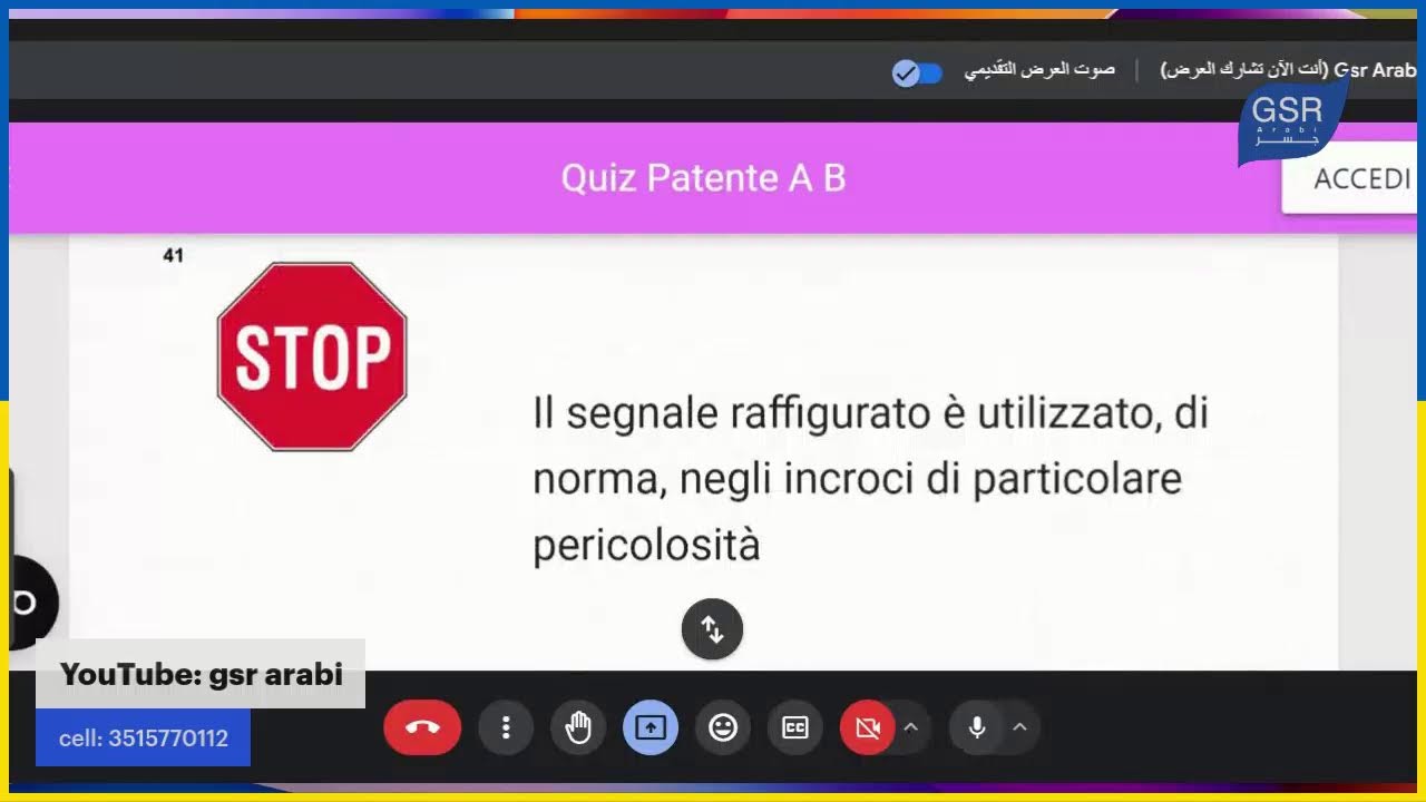 Segnali di precedenza / Patente b