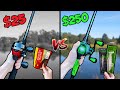 $25 vs $250 Budget Fishing Challenge