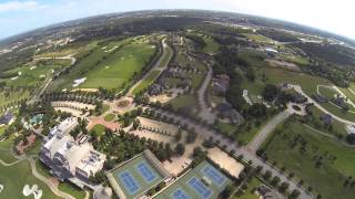 Aerial video of Miramont Country Club & Golf Course in Bryan, Texas