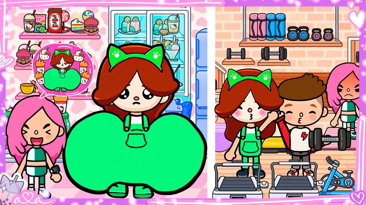 Ich bin viel zu dick und wiege 300 kg 😭 Traurige Toca Boca Story 💔 Alles Ava Gaming