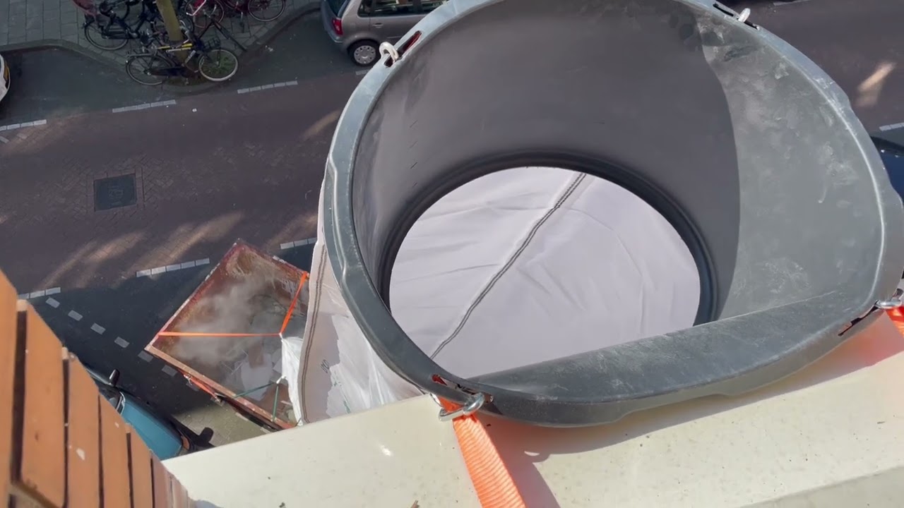 Goulotte à gravats flexible