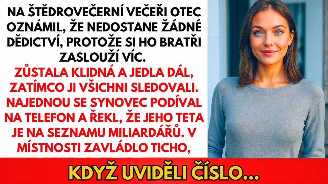 Na Štědrovečerní Večeři Táta Řekl: „Nedostaneš Dědictví“ — Pak Uviděl Seznam Forbes