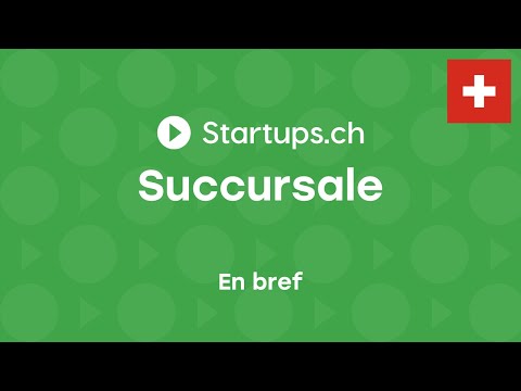 Vidéo: Comment Enregistrer Une Succursale