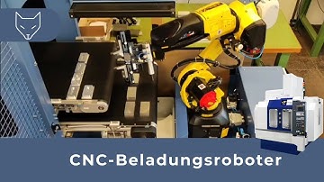 CNC-Beladungsroboter mit intelligenter Kamera