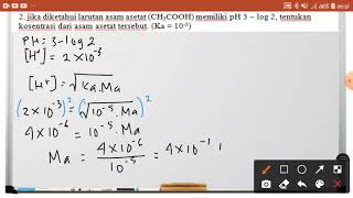 Contoh Soal Asam Basa || Kimia SMA Kelas XI IPA