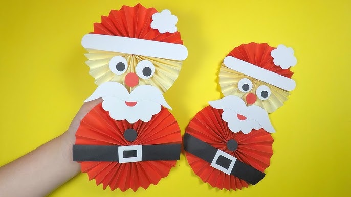 Easy Paper snowman - Christmas crafts 2023 