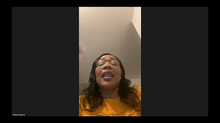 The word not returning empty  Cheryl Simpson day 5