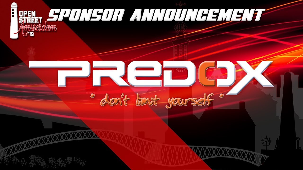 Announcement Sponsor Open Street Amsterdam, Predox
