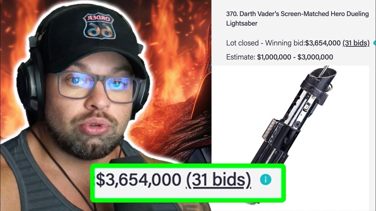 .6 MILLION LIGHTSABER SOLD! – MY REACTION