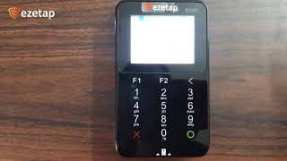 How to Make Payments with Ezetap MPOS Pax D200 | Demo