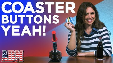 How to make a coaster button using a button maker  - American Button Machines