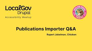 Publications Importer Q&A