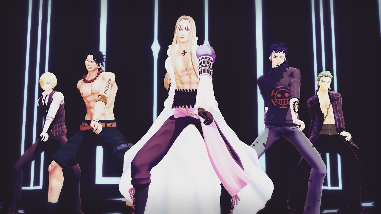【MMD X One Piece】Ace, Basil, Law, Sanji, Zoro - I'll be back
