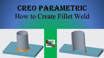 Creo Parametric | How to Create Fillet Weld