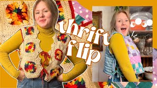 THRIFT FLIP | making my dream vests! diy clothing transformations from thrifted bedding | WELLLOVED