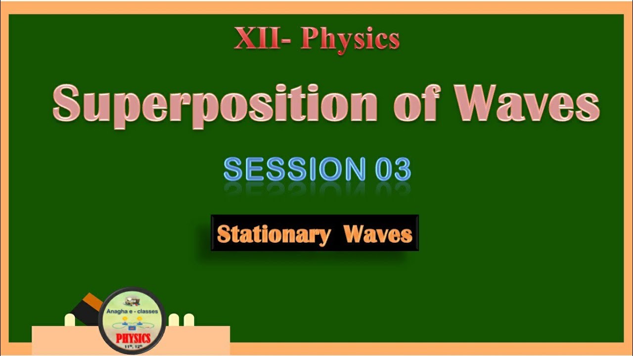 12th Physics | Ch. 6 | Superposition of Waves | Session 03 | H S C ...