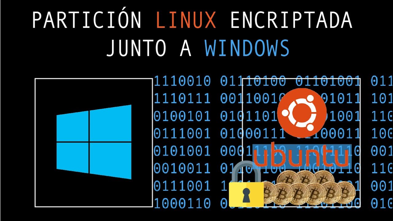 Partición Linux encriptada junto a Windows para actividades relacionadas a bitcoin