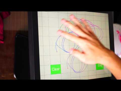 Gtouch PCAP 15" with Water and PVC Glove Test 5pts