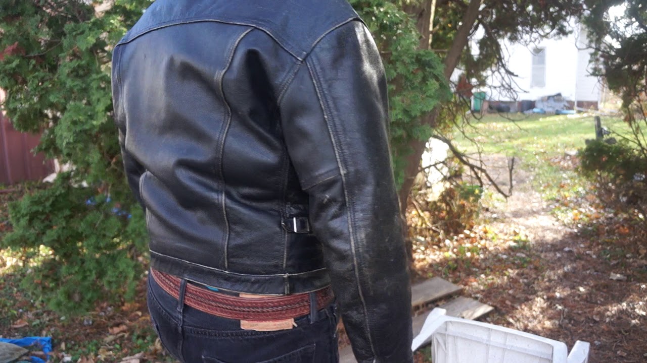 LEE TREVOR LEATHER TRUCKER JACKET - YouTube