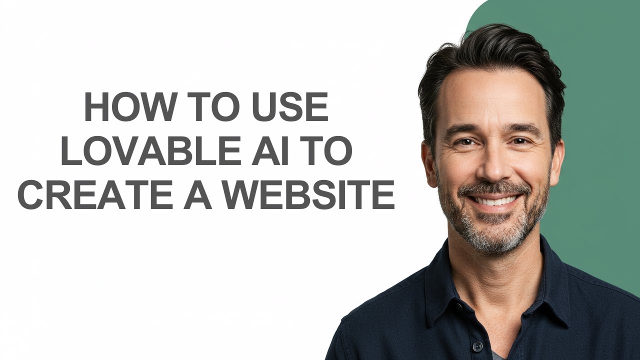How to Use Lovable Ai to Create a Website - KevinHowTo - YouTube