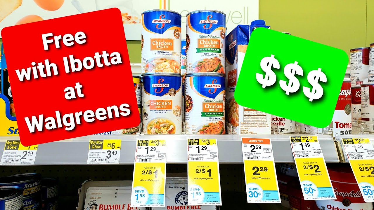 Ibotta Matchup Swanson Chicken Broth Free at Walgreens YouTube