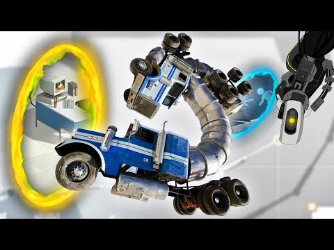 Видео: ПОРТАЛЬНЫЕ ТРЮКАЧИ ► Bridge Constructor Portal |2|