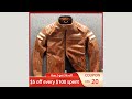 Review Brown Men Motorcycle Style Leather Jacket Large Size XXXL 2024 