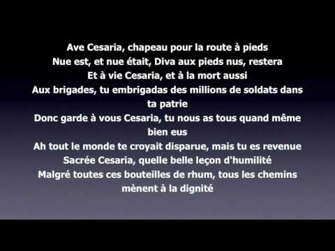 Stromae - Ave cesaria (Lyrics)