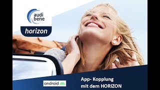 audibene HORIZON APP Kopplung Android Smartphones screenshot 1