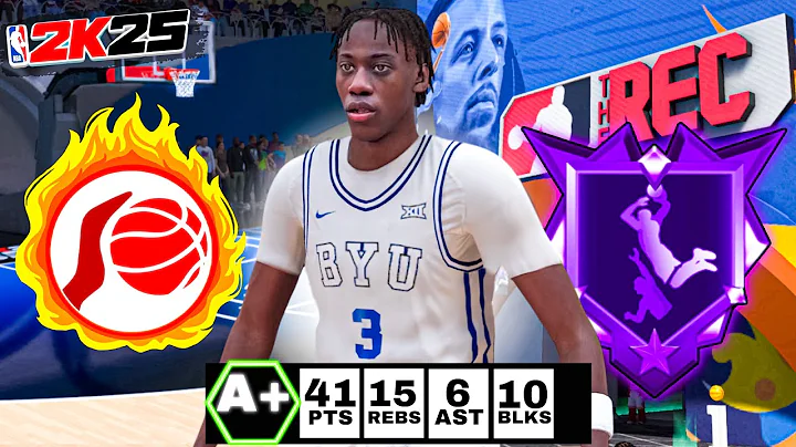 This AJ DYBANTSA Build is a MENACE in RANDOM REC on NBA 2K25