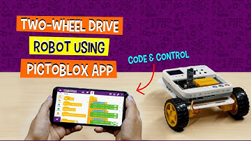 Code and Control a Two-Wheel Drive Robot Using the PictoBlox Mobile Application | DIY Projects