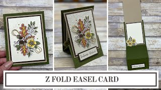 Z Fold Easel Card Tutorial