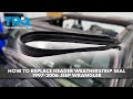 How to Replace Header Weatherstrip Seal 1997-2006 Jeep Wrangler