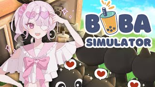 Cute Cats Serving Boba - Boba Simulator : Idle Shop Management【Maria Marionette | NIJISANJI EN】