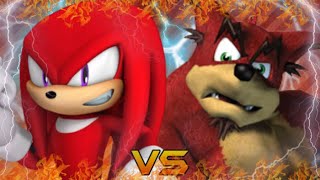 Knuckles The Echidna VS Crunch Bandicoot - BATALLAS NORMALES DE RAP - Mega-GER