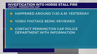 Arson investigators looking into burned-down Pennington Gap horse stalls