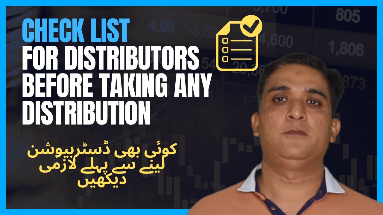 Check list for Distributors to minimize your risk in Distribution