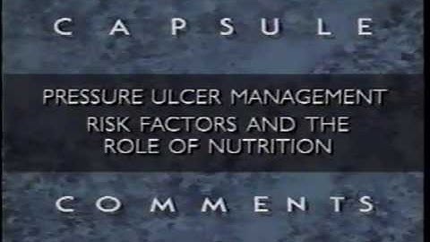 Pressure Ulcers and Nutritional Implications