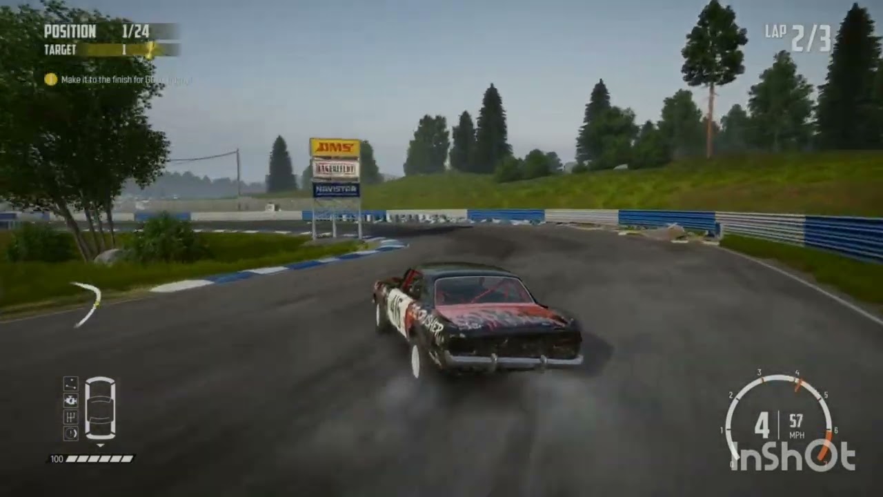 Wreckfest tournament daily race at Fire Rock Raceway (Main Circuit)