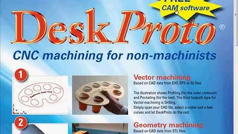Download and Install the free DeskProto CAM software