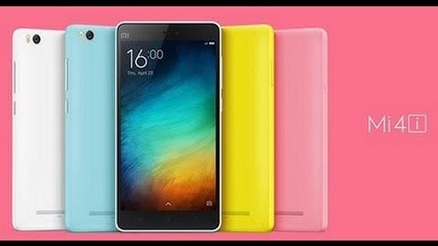 Xiaomi Mi4i Overview and Basic Navigation on applications