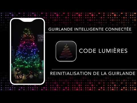 Code Lumières - Réinitialisation de l'application