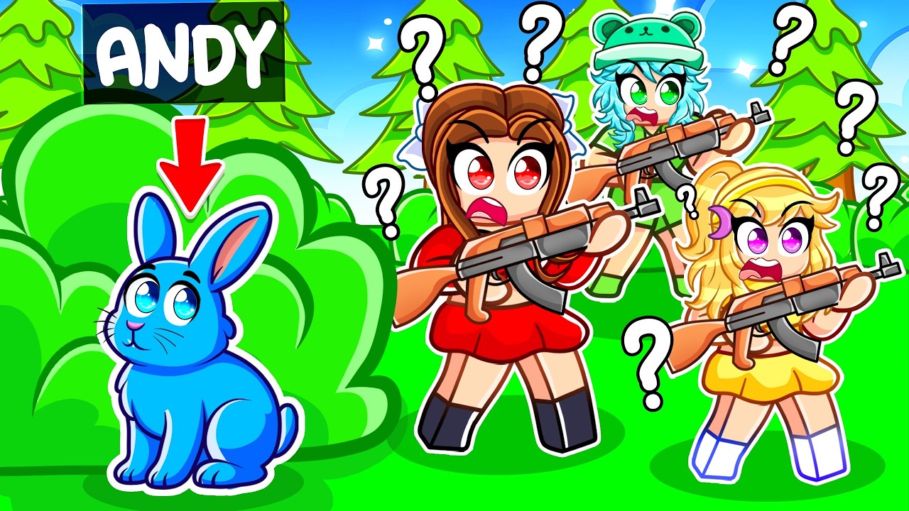 I Became A BUNNY RABBIT In SHRINK HIDE & SEEK! (Roblox)