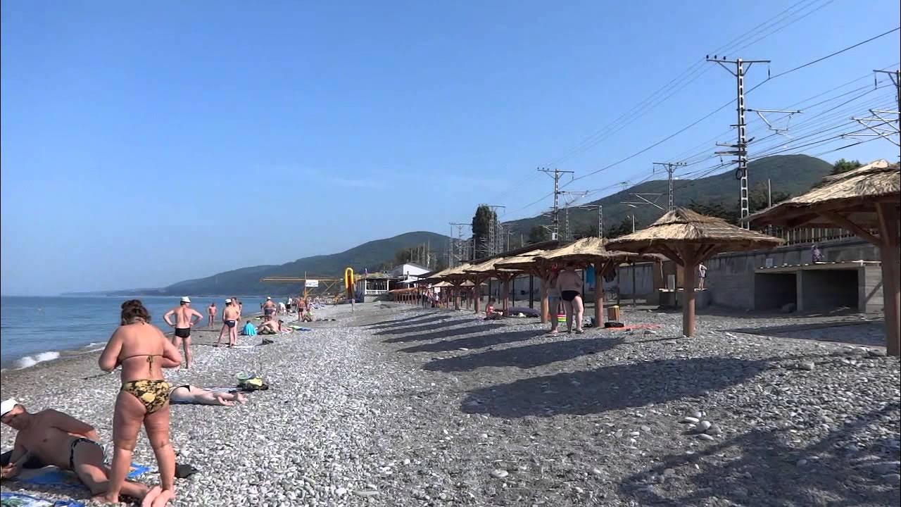 Пляж лазаревское фото