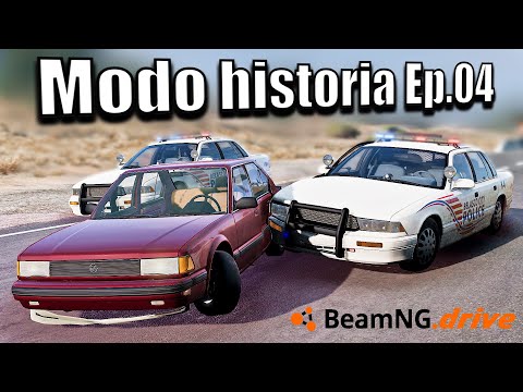 Escapamos de la Policía | Modo Historia de BeamNG.drive - Episodio 04
