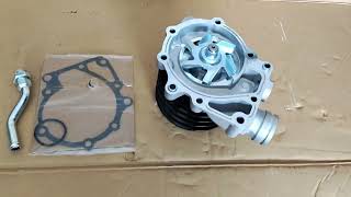 Aluminum Case ISUZU Water Pump 8976027812 With 4 Belts Pully For 6HK1 FVR