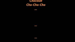 chocolat l'artiste lyrics